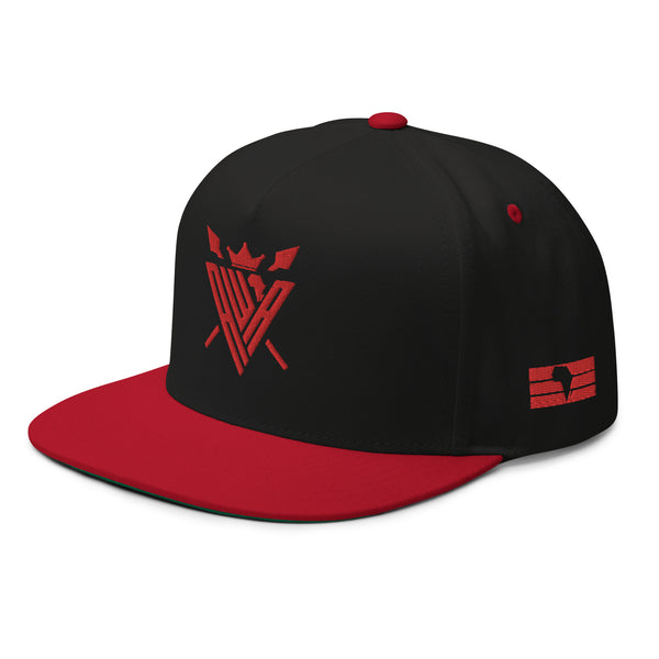 Black Red Classic Snapback AWA Cap