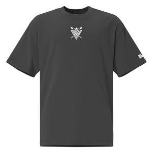Oversized faded Black Unisex T-shirt